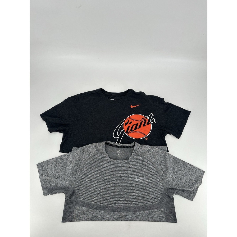 Lot Of 2 NIKE Dry-Fit & Giants SF Tee Men's‎ Size Large Short Sleeve Shirt